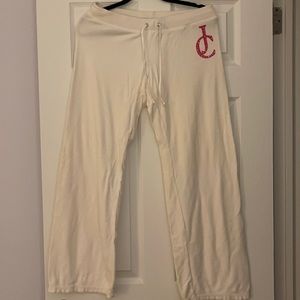 Cream white sweatpants ,
